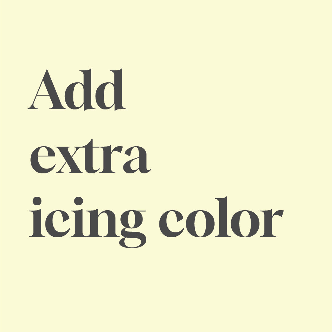Additional Icing Color Charge