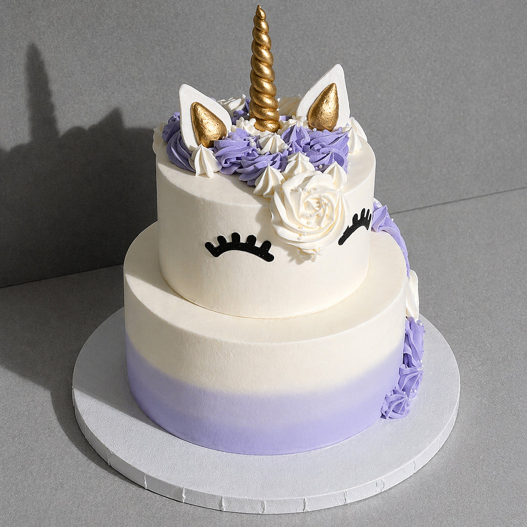 E12. Unicorn Tier Cake