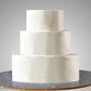 E1. No Deco, Clean Icing Tier Cake