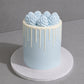 B11. Cream Choco Drip Cake