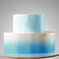 E15. 2 Tier A: 1st Tier Ombre Cake