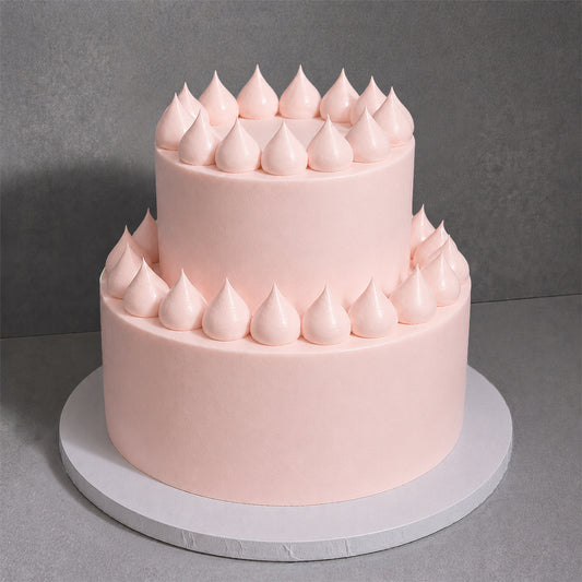 E9. Icing Dollop Tier Cake