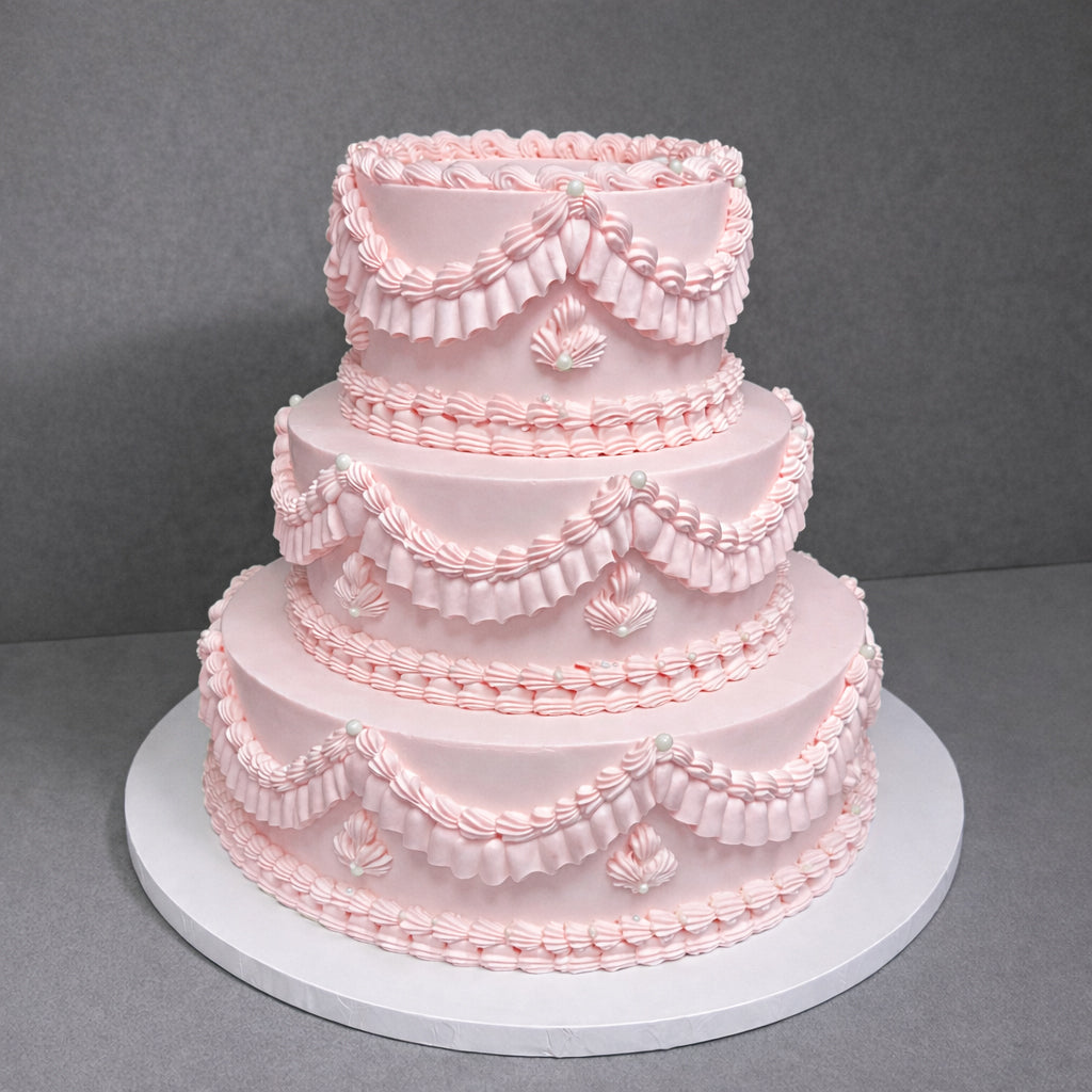 E6. Princess Tier Cake