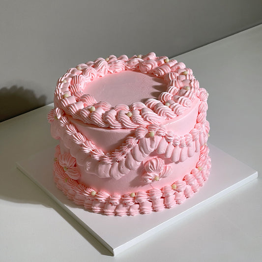 Buttercream Lace Cake