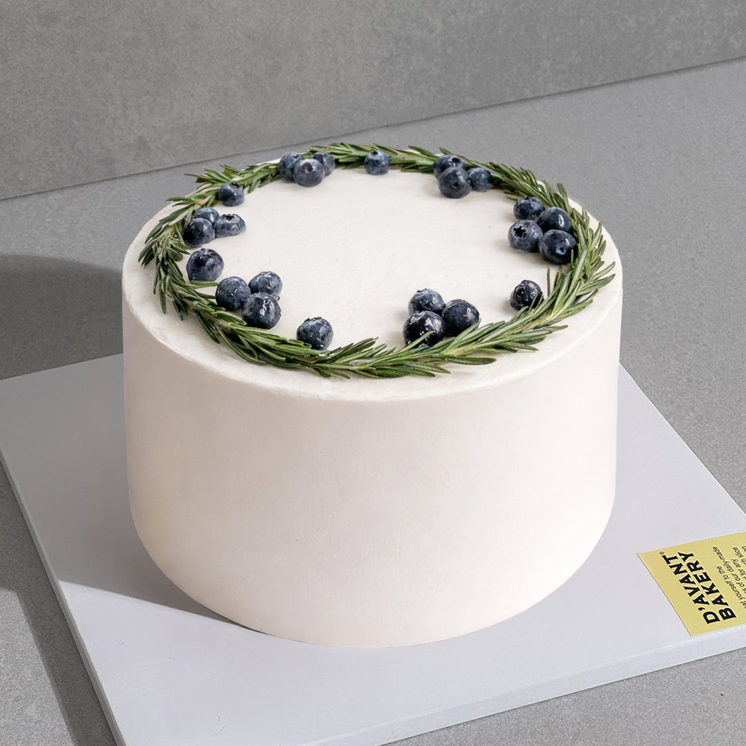 B12. Rosemary & Blueberry Topping Cake