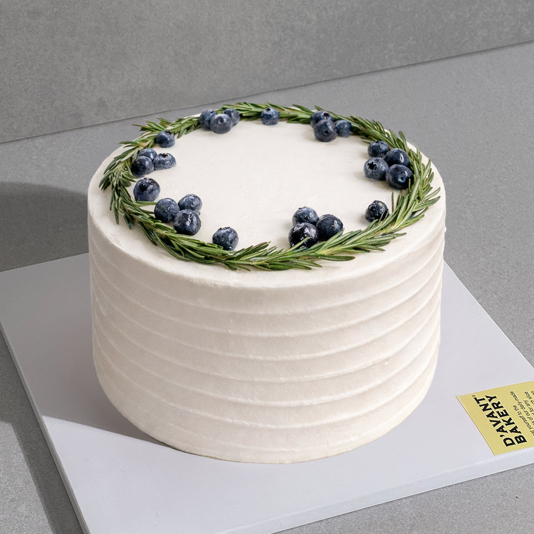 B12. Rosemary & Blueberry Topping Cake