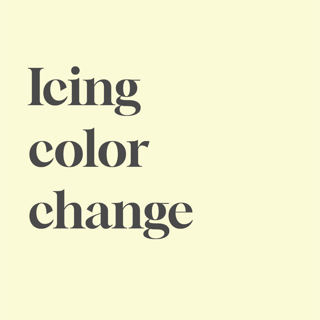 Change Default Icing Color Charge