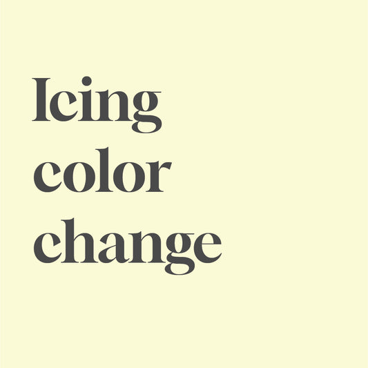 Change Default Icing Color Charge