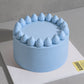 B7. Buttercream Icing Dollop Cake