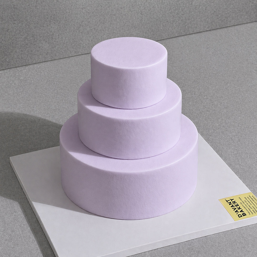 D4. No Deco, Mini 3 Tier Cake