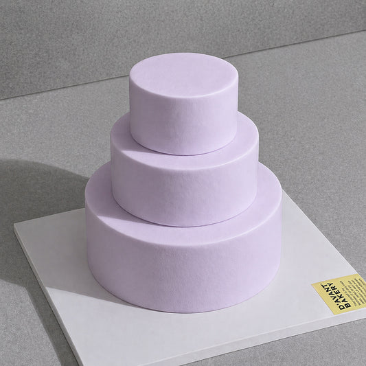 D4. No Deco, Mini 3 Tier Cake