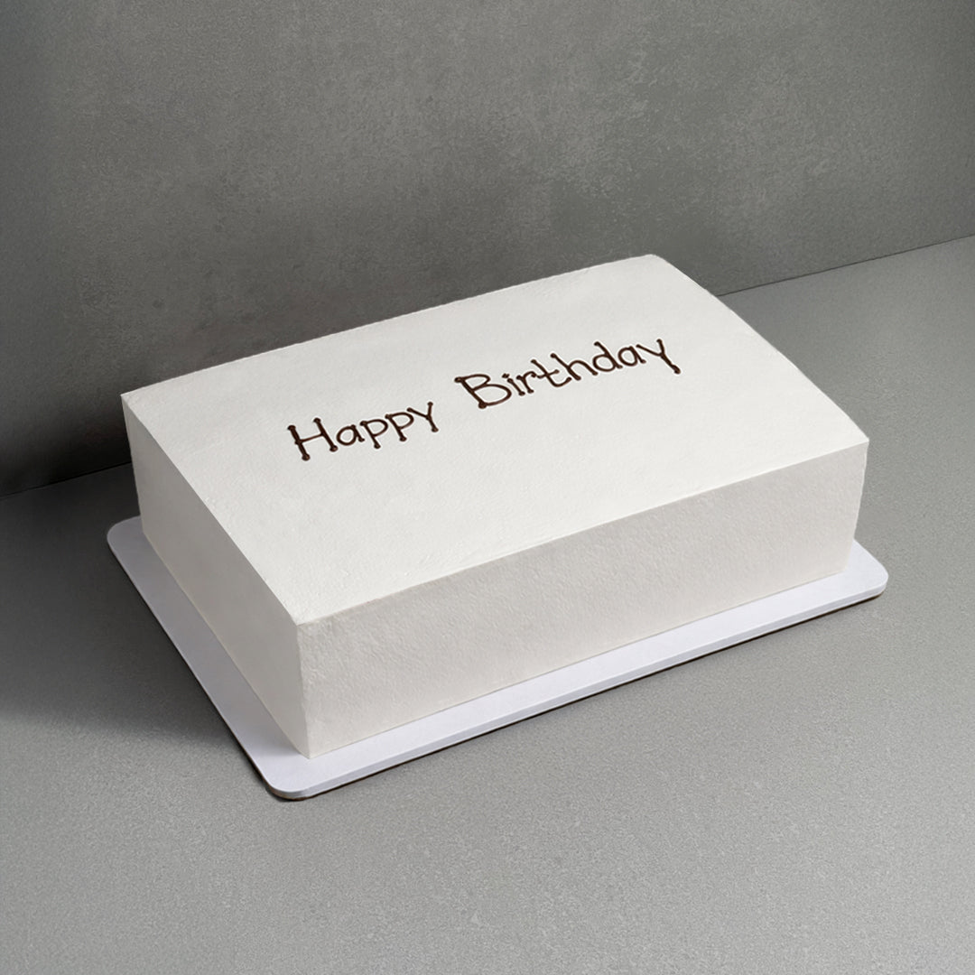 F1. No Deco Sheet Cake