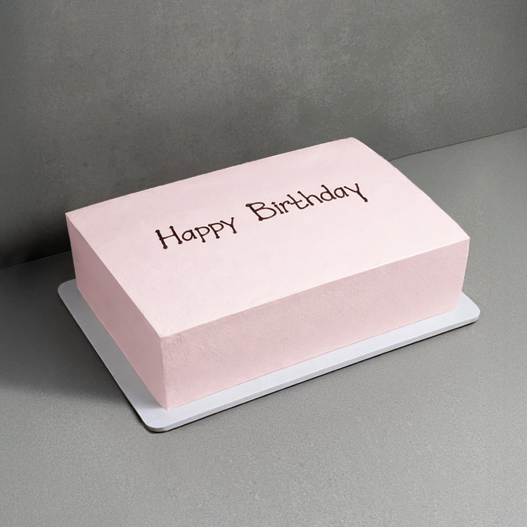 F1. No Deco Sheet Cake