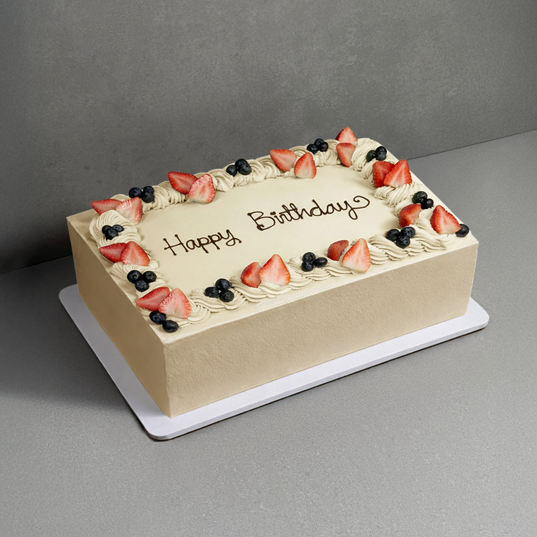 F3. Strawberry Blueberry Sheet Cake