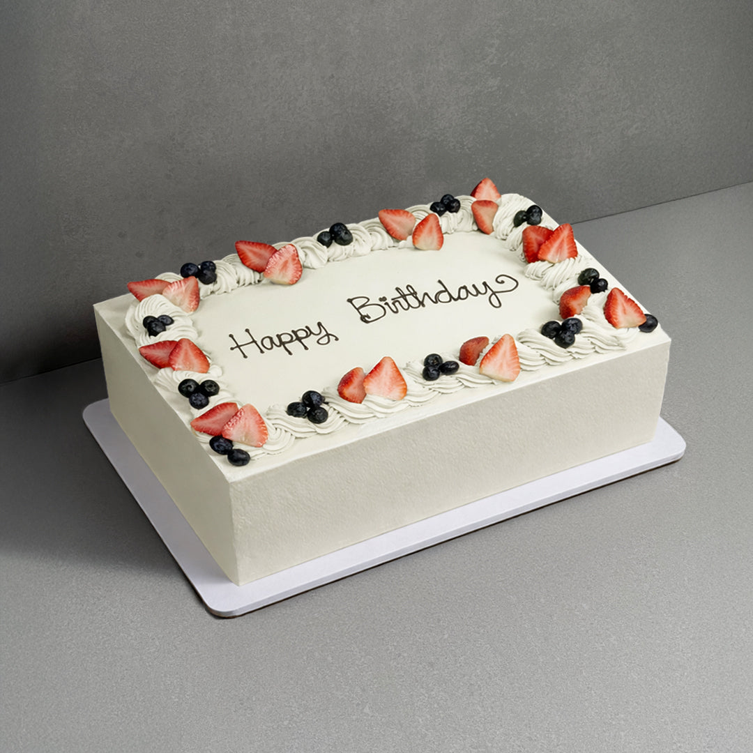 F3. Strawberry Blueberry Sheet Cake