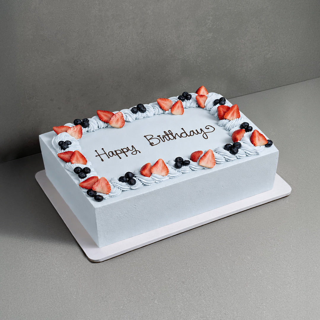 F3. Strawberry Blueberry Sheet Cake