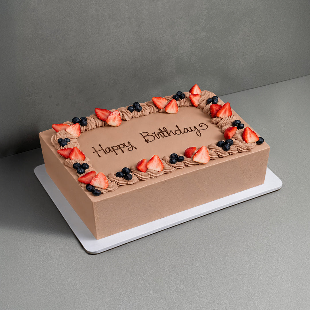 F3. Strawberry Blueberry Sheet Cake
