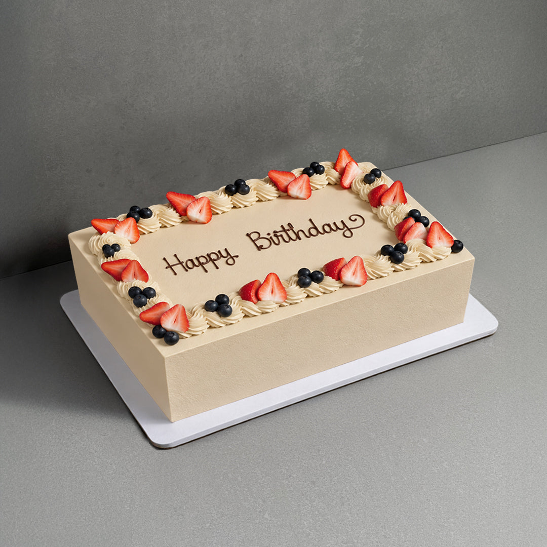 F3. Strawberry Blueberry Sheet Cake