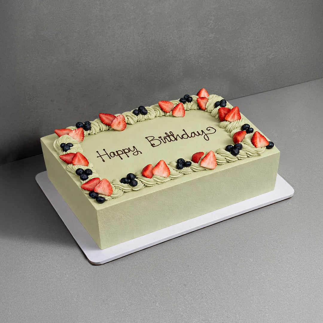 F3. Strawberry Blueberry Sheet Cake
