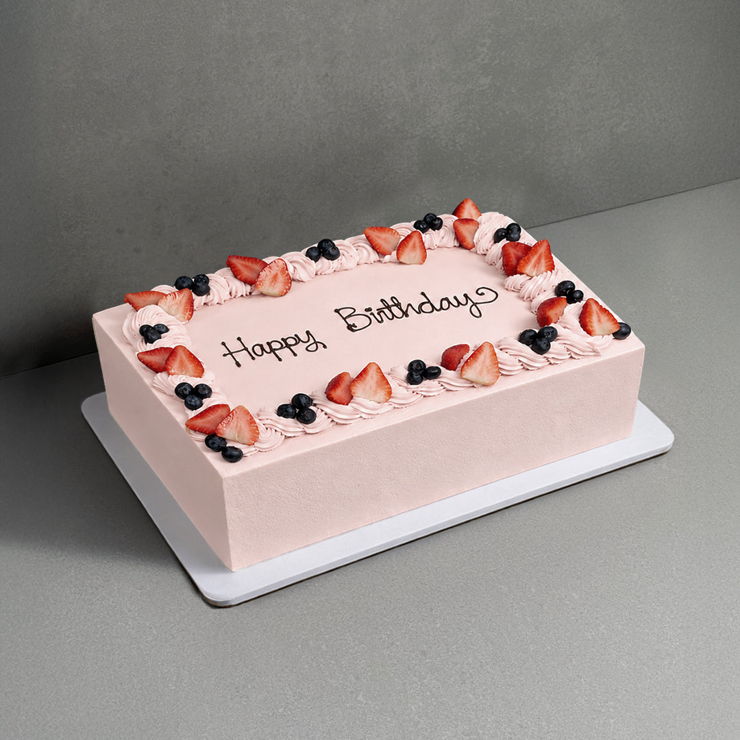 F3. Strawberry Blueberry Sheet Cake