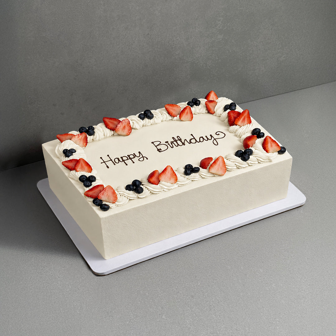 F3. Strawberry Blueberry Sheet Cake