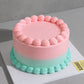 B9. Buttercream Two-Tone Ombre Cake