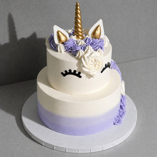 E12. Unicorn Tier Cake