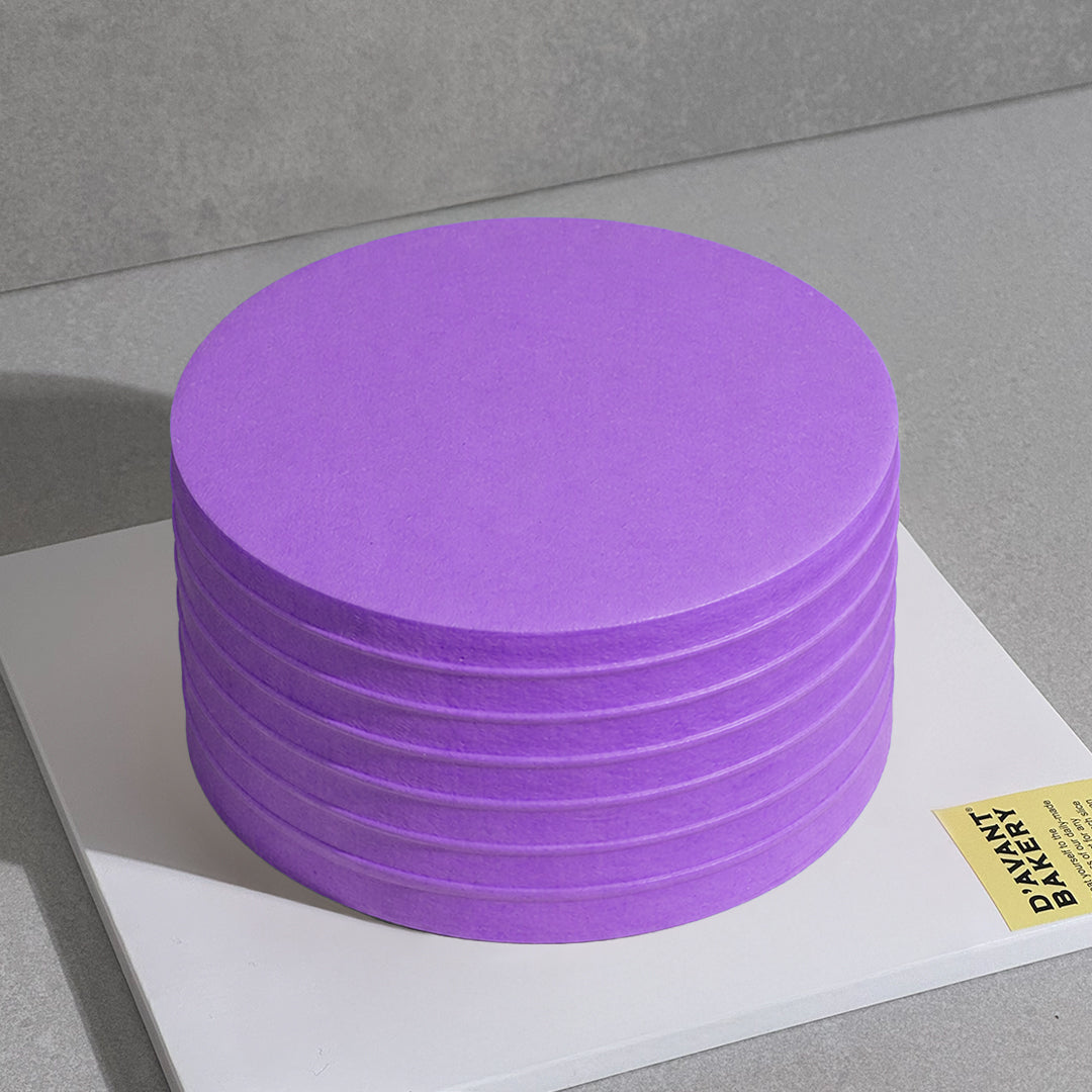 B6. Vivid Color Stripe Cake